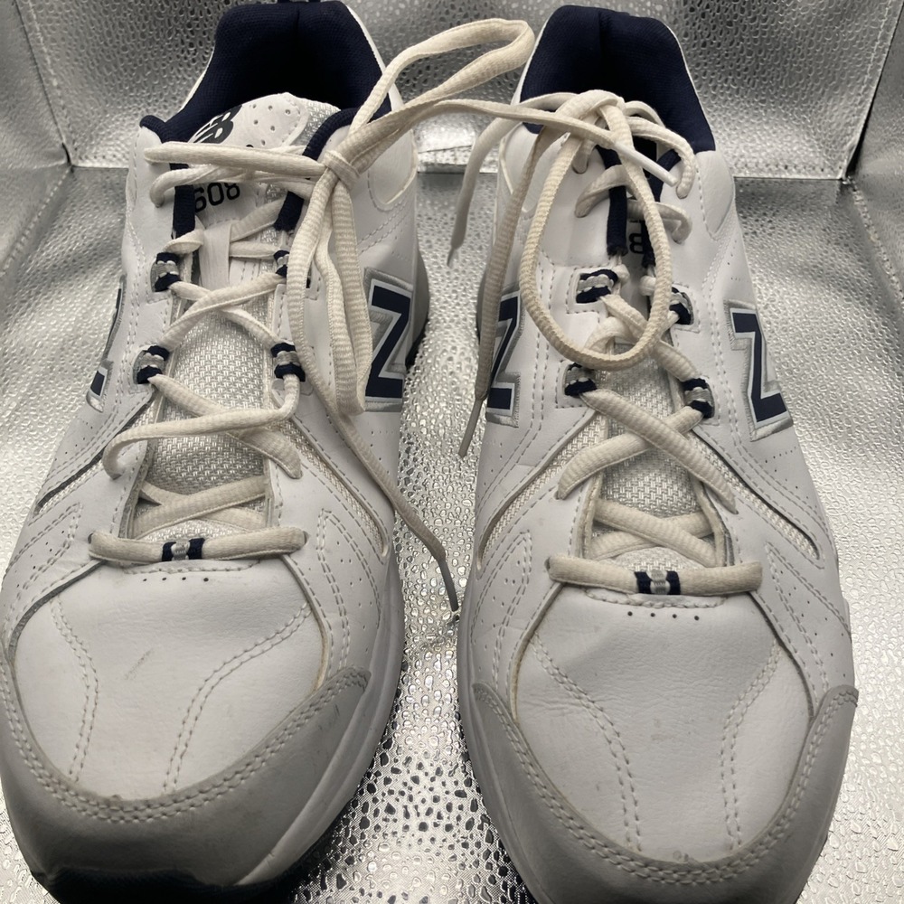 New Balance 608 Training Shoe Men's Size 11 White/Blue MX608WN5